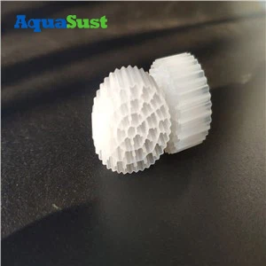 100% Virgin Hdpe Mbbr nrog FDA daim ntawv pov thawj
